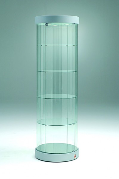 runde Glasvitrine Topline - Ø 57 x 190 cm (BxTxH) - Artikel: PV57-190
