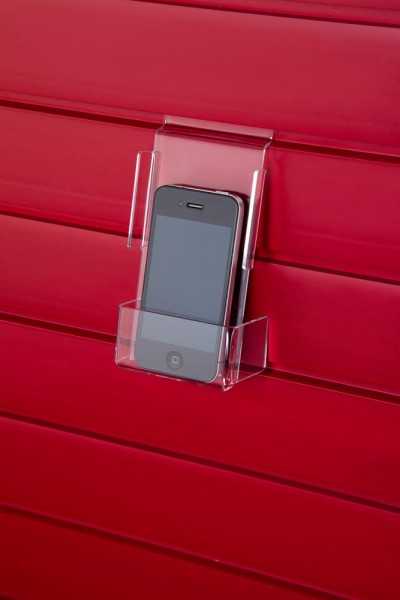 Smartphone-Halter für Lamellenwand