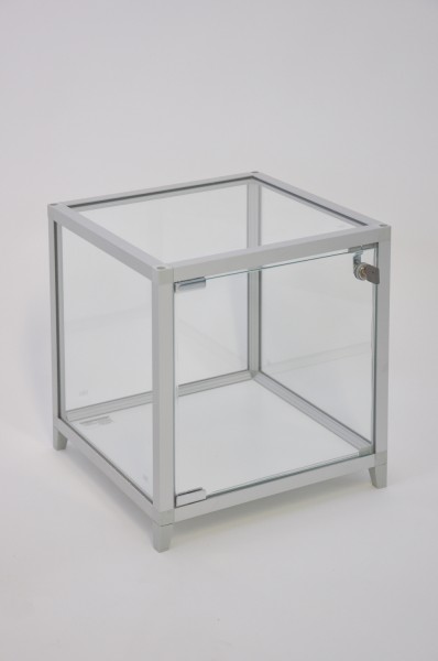 cube 42x42x42 cm - silver